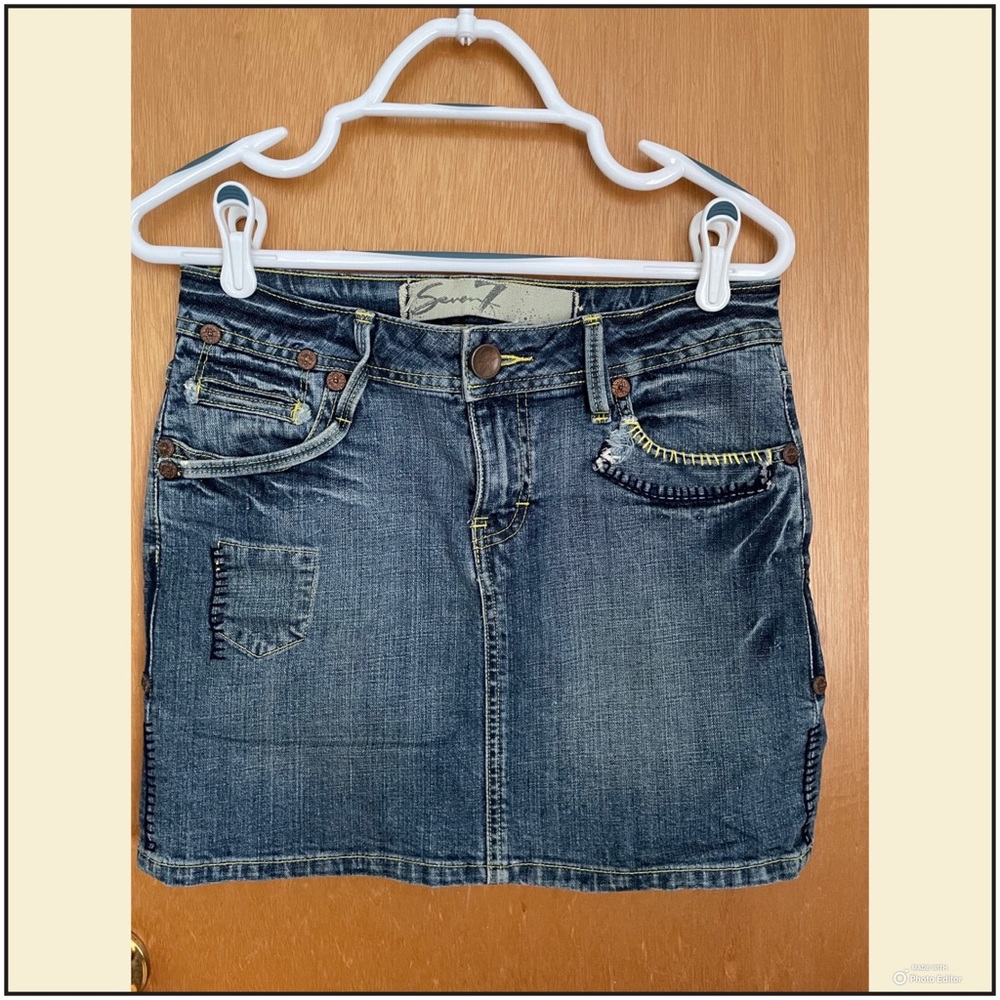 Seven jeans mini skirt